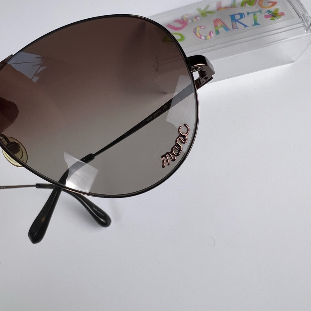 EUC Marc by Marc Jacobs  aviator Sunglasses - Brown - Picture 2 of 6